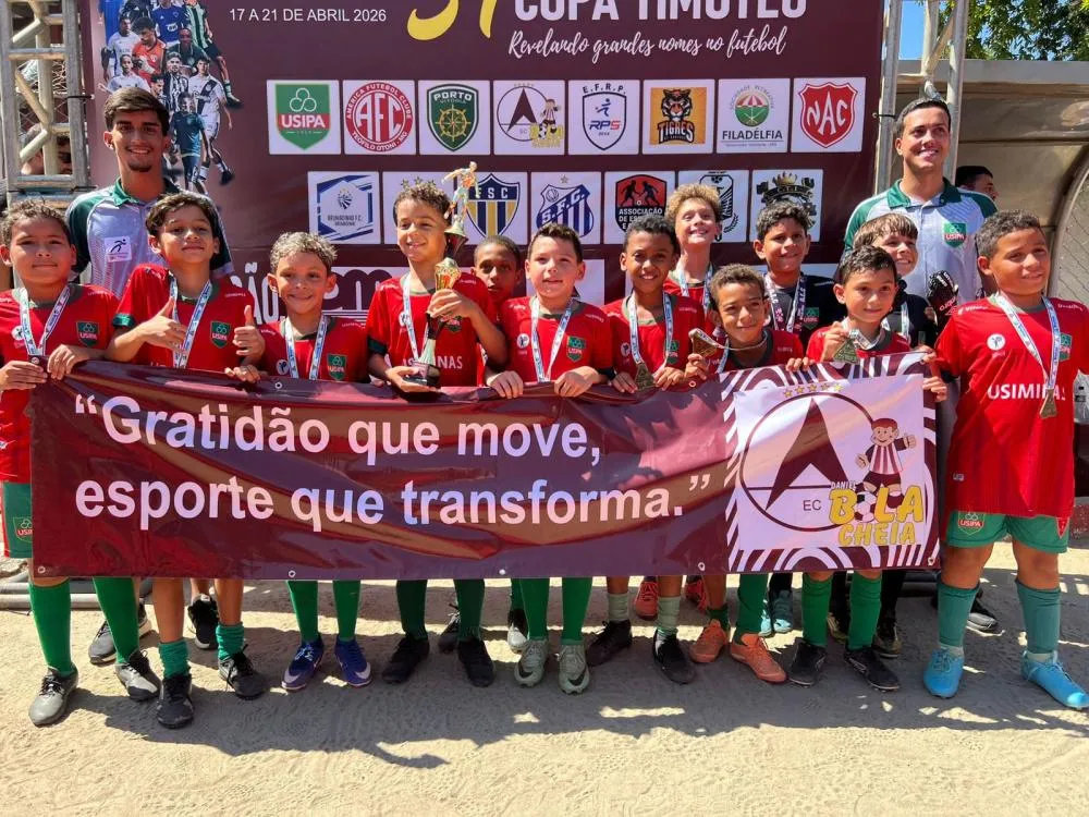 Usipa conquista título da 31ª Copa Timóteo Sub-10 e reforça força no futebol de base