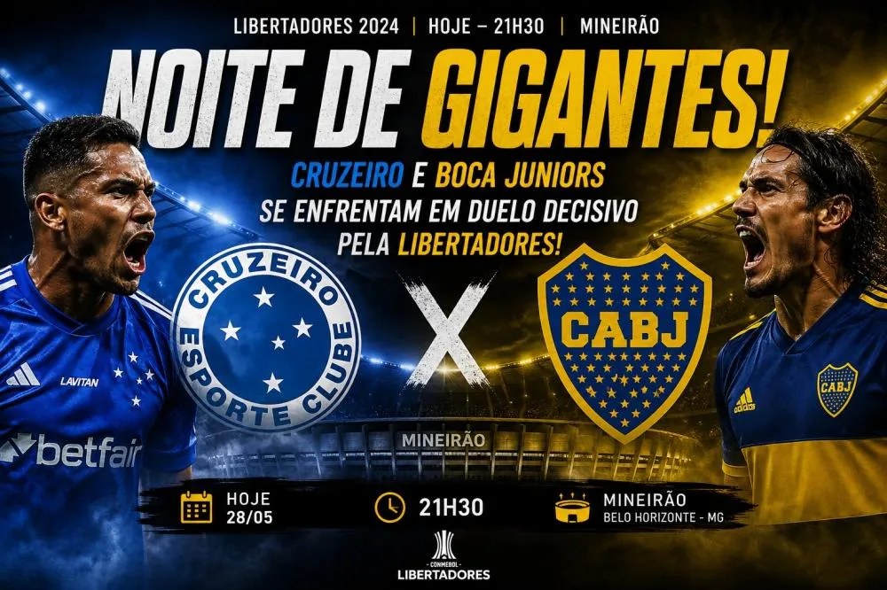 Cruzeiro x Boca Juniors: Mineirão recebe duelo decisivo pela Libertadores