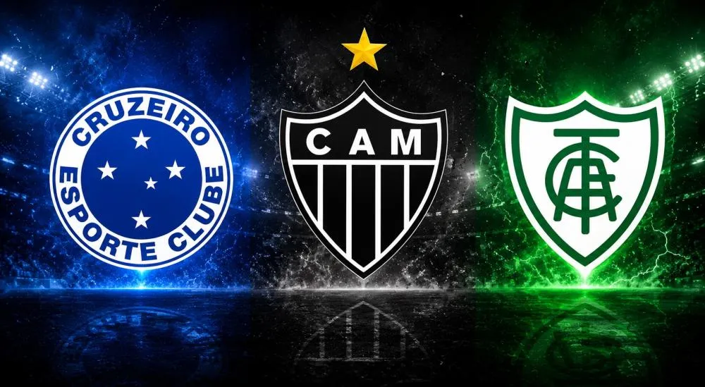 Trio mineiro vive momentos distintos na temporada e movimenta o futebol de Minas