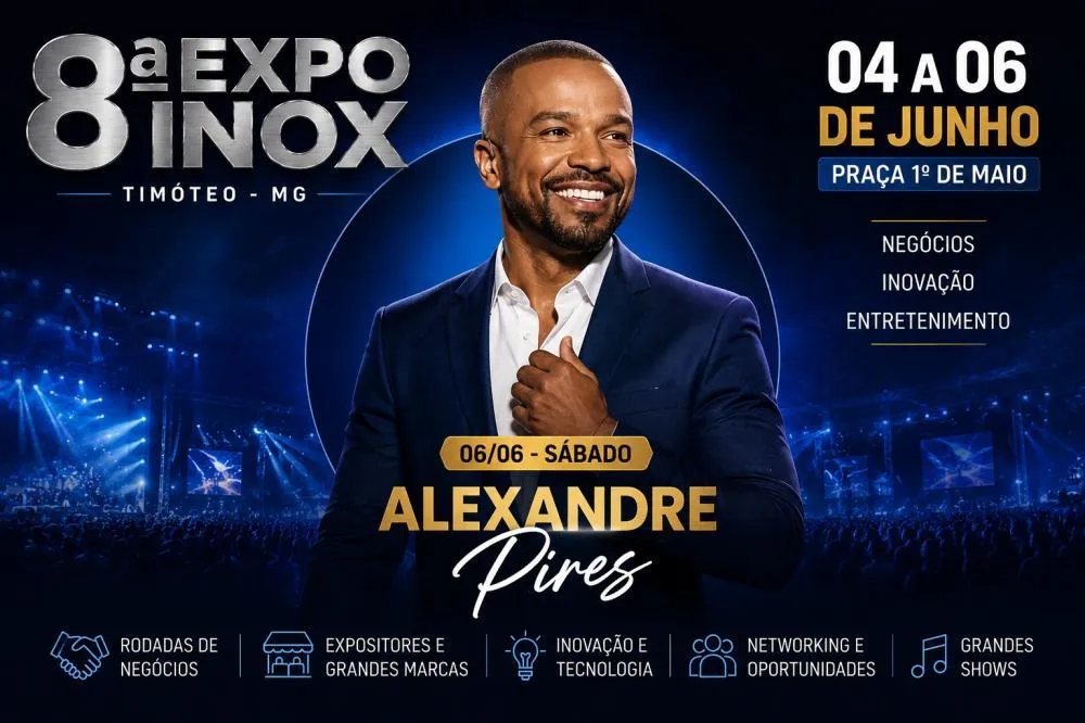 Timóteo se prepara para receber a 8ª edição da Expo Inox na próxima semana